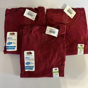 Fruit of the Loom New Men’s Pocket 100% Cotton SS T-Shirt Size 2XL Newsaffron